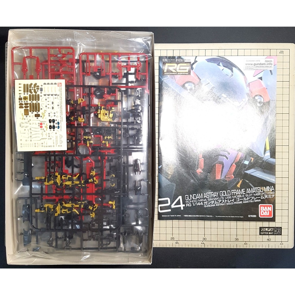 免運 現貨 BANDAI 1/144 RG 異端鋼彈 金色機 天蜜娜 機動戰士鋼彈SEED ASTRAY 不挑盒況 萬代-細節圖5