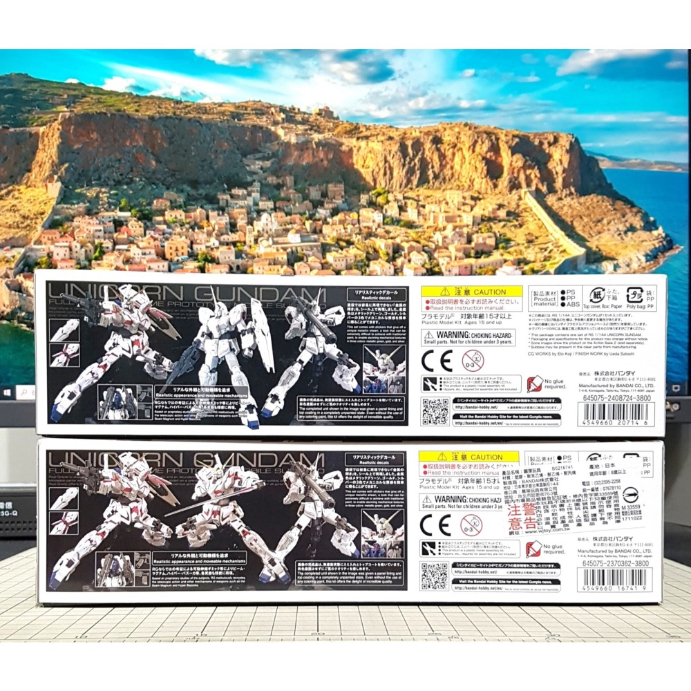 [長夜餘火]免運 現貨 BANDAI 1/144 RG 獨角獸鋼彈 初回限定盒繪 機動戰士鋼彈UC 不挑盒況 萬代-細節圖2