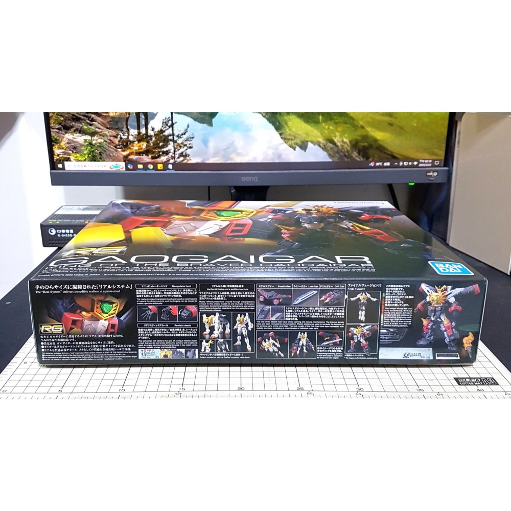 [長夜餘火]免運 現貨24小時出貨 BANDAI RG 勇者王 我王凱牙 GaoGaiGar 代理版 萬代 全新-細節圖3