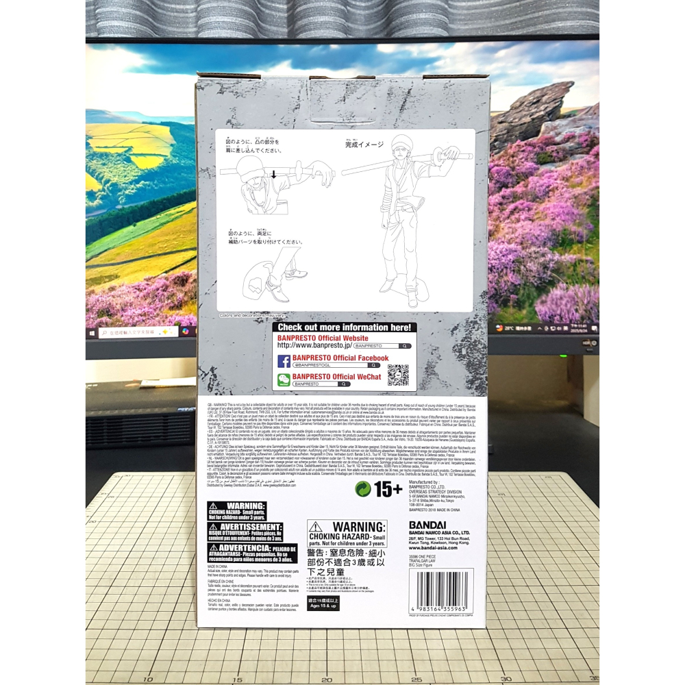 [長夜餘火]免運 現貨24小時出貨 BANPRESTO 一番賞 托拉法爾加·D·瓦特爾·羅 海賊王 航海王 代理版 已拆-細節圖3