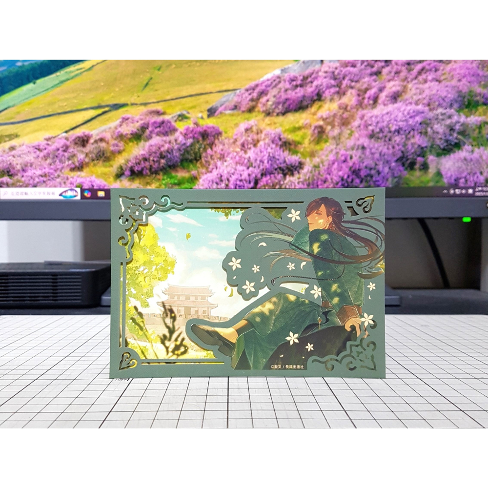 [長夜餘火]免運 現貨24小時出貨 長鴻 百載拾景 雷雕珍藏畫卡 大南門 藍叉 臺南建城400年特別活動-細節圖3