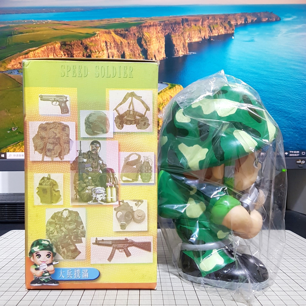 [長夜餘火]免運 現貨24小時出貨 大兵撲滿 存錢筒 陸軍 全新-細節圖4