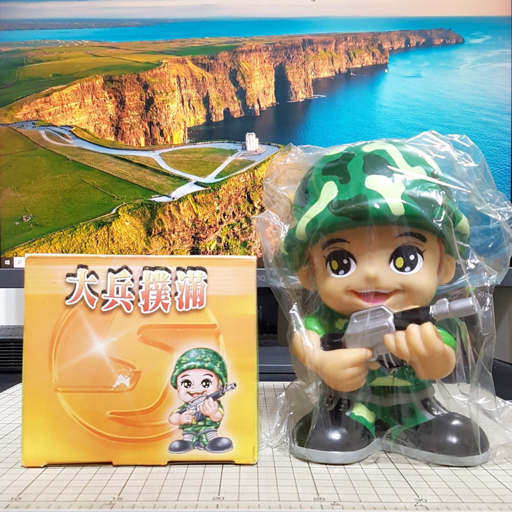 [長夜餘火]免運 現貨24小時出貨 大兵撲滿 存錢筒 陸軍 全新-細節圖5