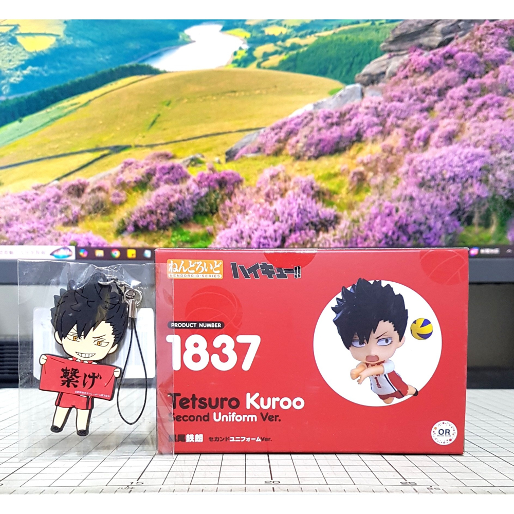 [長夜餘火]免運 現貨24小時出貨 日版 GSC 黏土人 黑尾鐵朗 第二隊服 排球少年!! 吊飾特典 全新-細節圖3