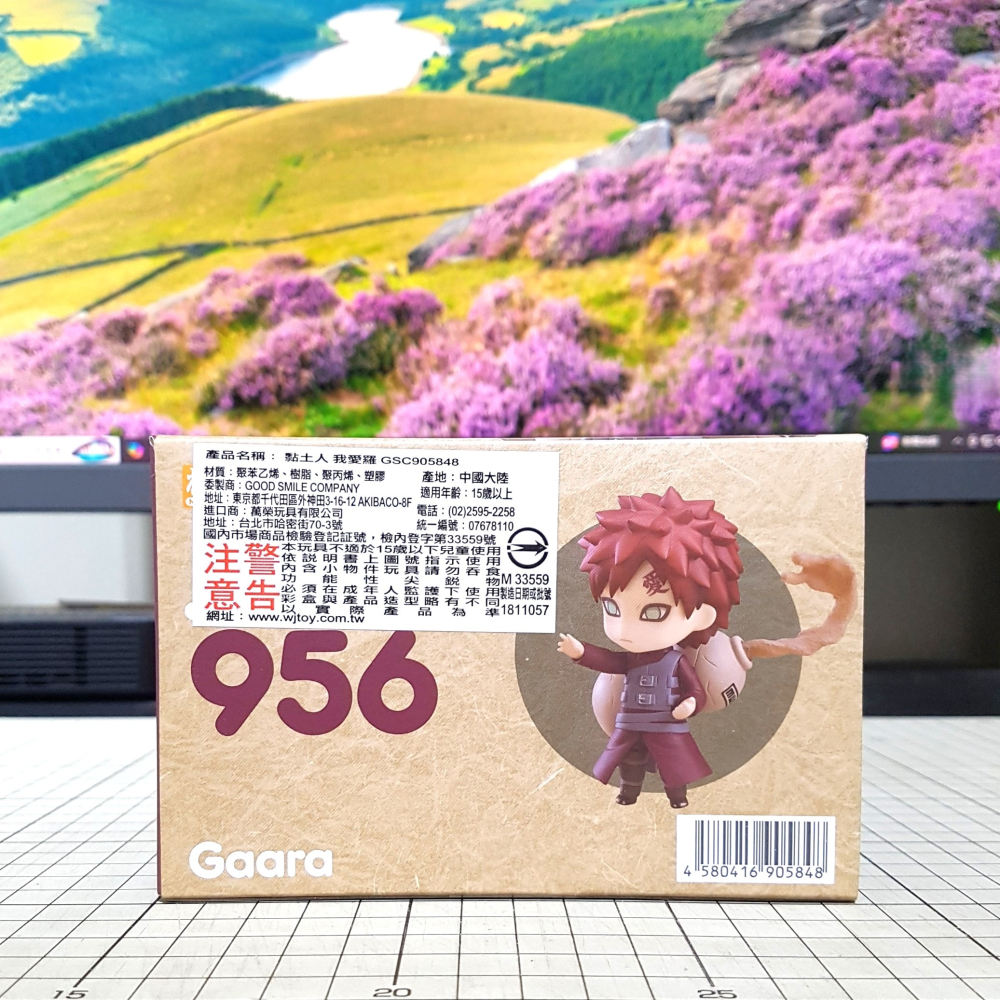 [長夜餘火]首販 免運 現貨24小時出貨 GSC 黏土人 我愛羅 956 火影忍者 疾風傳 代理版 全新-細節圖4