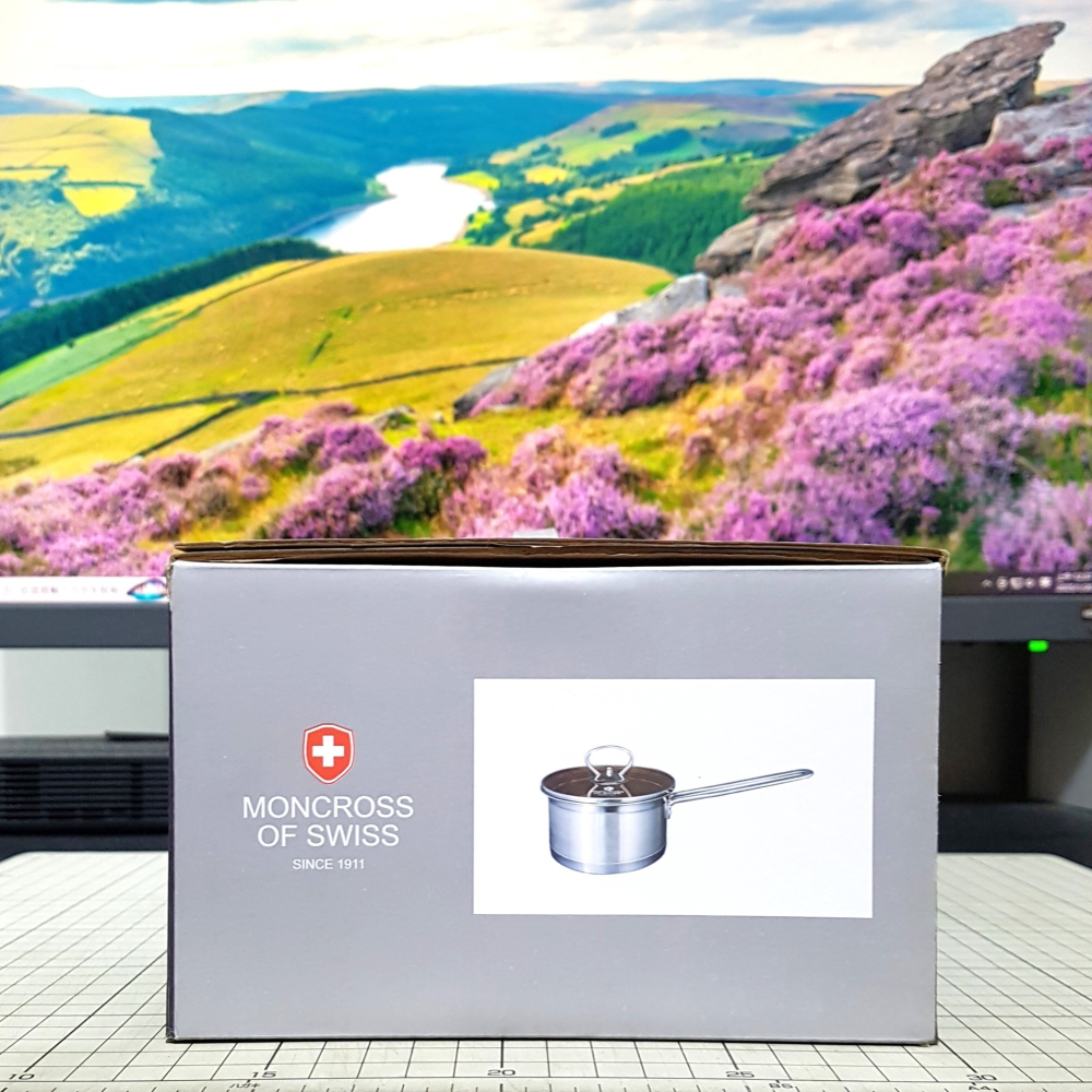 [長夜餘火]免運 現貨24小時出貨 MONCROSS 不鏽鋼琥珀奶鍋組 BAS-M16ZZ 16cm 1.4L 全新-細節圖2