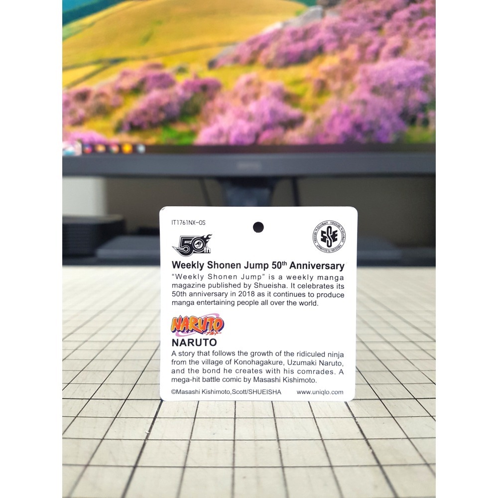 [長夜餘火]免運 現貨24小時出貨 UNIQLO 火影忍者 宇智波鼬 聯名T恤 週刊少年Jump 50周年 全新-細節圖8