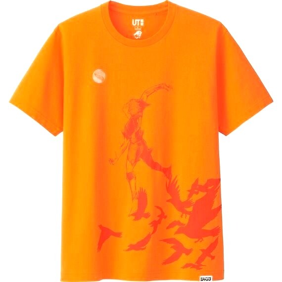 [長夜餘火]免運 現貨24小時出貨 UNIQLO 排球少年 日向翔陽 聯名T恤 週刊少年Jump 50周年 全新-細節圖7