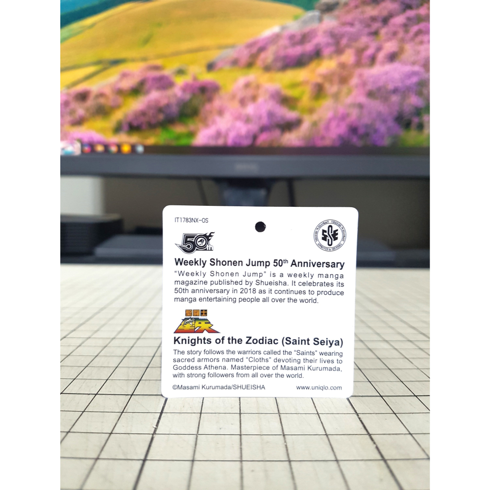[長夜餘火]免運 現貨24小時出貨 UNIQLO 聖鬥士星矢 聯名T恤 週刊少年Jump 50周年 全新-細節圖9