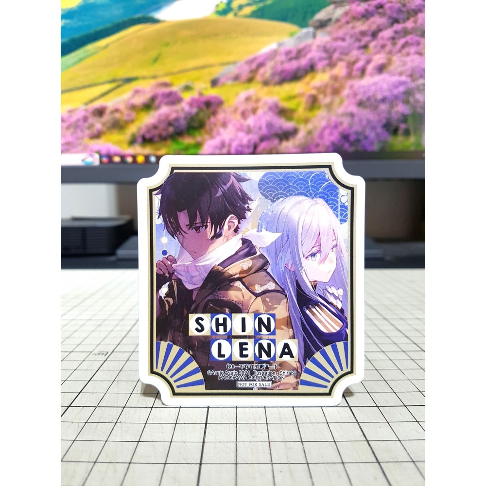 [長夜]免運 現貨 台灣角川 2025國際動漫節 人物造型貼 蕾娜&辛 惠惠 86不存在的戰區 為美好的世界獻上祝福！-細節圖2