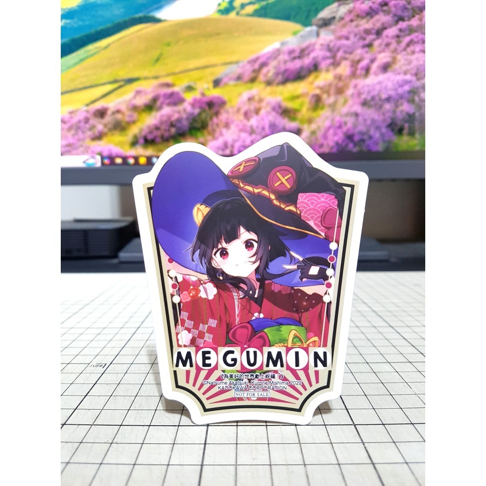 [長夜]免運 現貨 台灣角川 2025國際動漫節 人物造型貼 蕾娜&辛 惠惠 86不存在的戰區 為美好的世界獻上祝福！-細節圖3