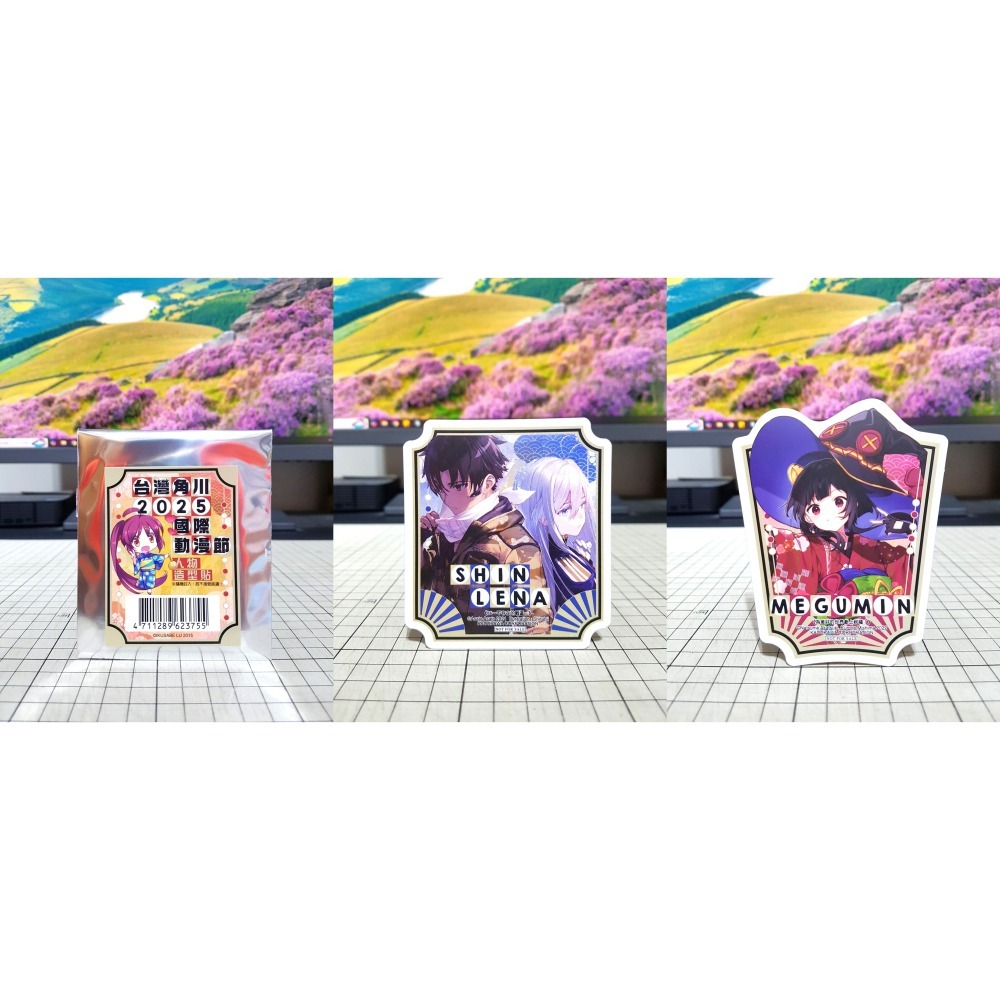 [長夜]免運 現貨 台灣角川 2025國際動漫節 人物造型貼 蕾娜&辛 惠惠 86不存在的戰區 為美好的世界獻上祝福！-細節圖4
