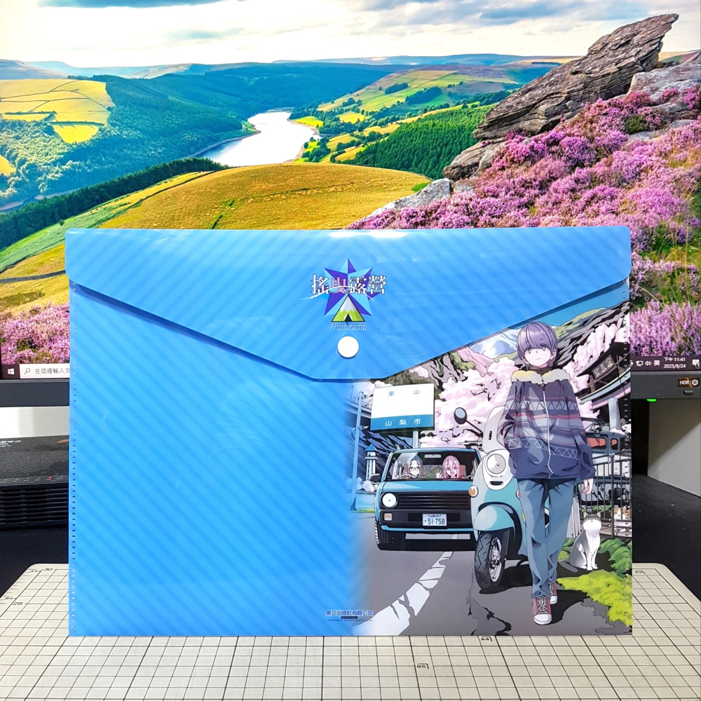 [長夜餘火]免運 現貨24小時出貨 2023 東立 春納祭 搖曳露營 A4橫式資料袋 あfろ-細節圖2