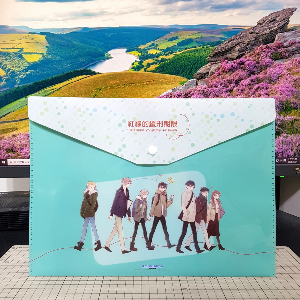 [長夜餘火]免運 現貨24小時出貨 紅線的緩刑期限 A4橫式資料袋 吉尾アキラ 2023 東立 春納祭-細節圖2