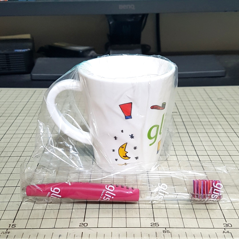 [長夜餘火]免運 現貨24小時出貨 Amway安麗 glister 兒童漱口杯 牙刷 全新-細節圖2