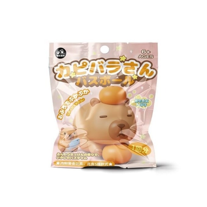 [長夜餘火]免運 現貨24小時出貨 Love Color 樂彩森林 日式療癒泡澡入浴球 卡皮巴拉 全新
