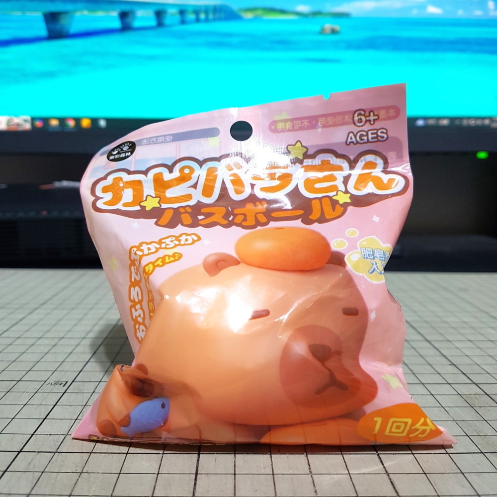 [長夜餘火]免運 現貨24小時出貨 Love Color 樂彩森林 日式療癒泡澡入浴球 卡皮巴拉 全新-細節圖4