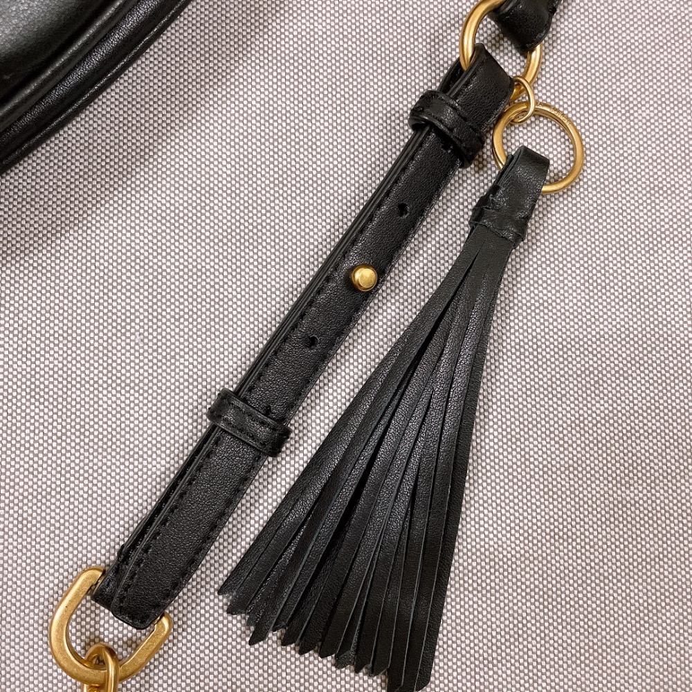 Tory Burch Kira 流蘇鏈條相機包-細節圖7