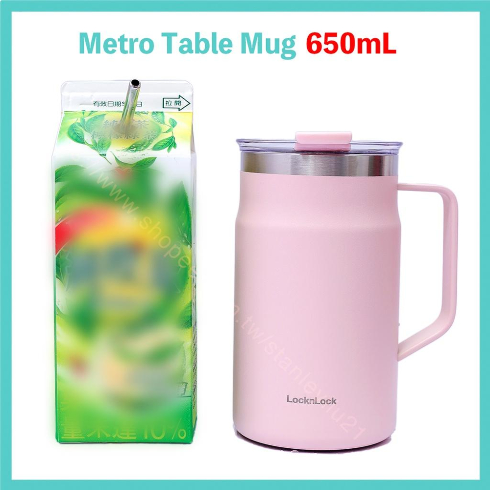 【樂扣樂扣】現貨｜遇見愜意 Metro Mug 650ml 304不鏽鋼 馬克杯 保溫杯 咖啡杯 非密封款-細節圖2