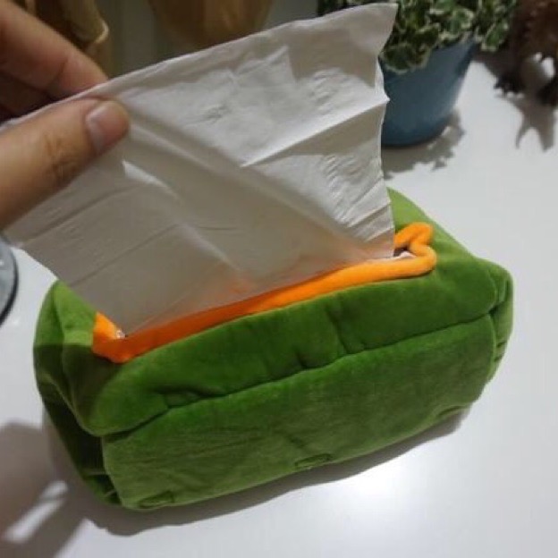 Sad frog 悲傷蛙紙巾套-細節圖4