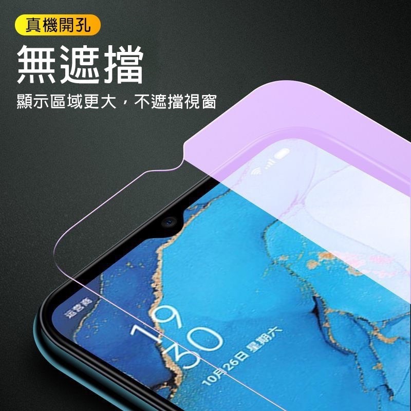 Realme 全透明抗藍光 保護貼 鋼化膜 X50 pro X3 XT Realme3 C3 6i 手機 5Pro 5-細節圖7