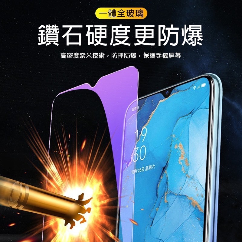Realme 全透明抗藍光 保護貼 鋼化膜 X50 pro X3 XT Realme3 C3 6i 手機 5Pro 5-細節圖9