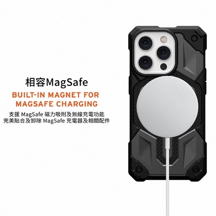 魔力強【UAG MagSafe 特仕版耐衝擊防摔殼】Apple iPhone 14 Pro Max 6.7吋 台灣公司貨-細節圖3