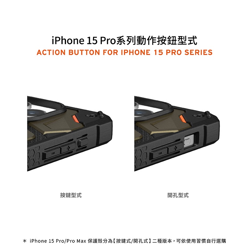 魔力強【UAG MagSafe 特仕版磁吸耐衝擊防摔殼】Apple iPhone 15 Pro 6.1吋 台灣威禹公司貨-細節圖9