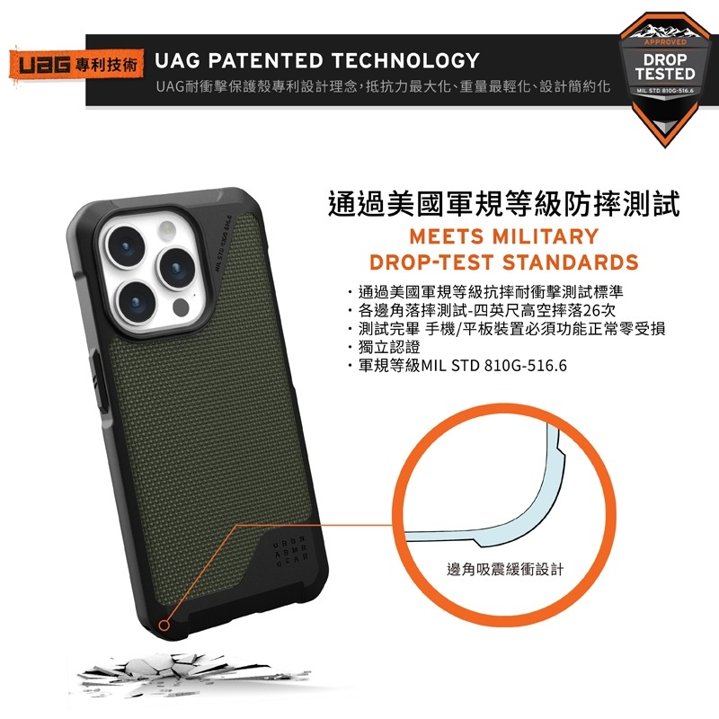 魔力強【UAG MagSafe都會款耐衝擊保護殼】Apple iPhone 15 Pro Max 6.7吋 台灣公司貨-細節圖3