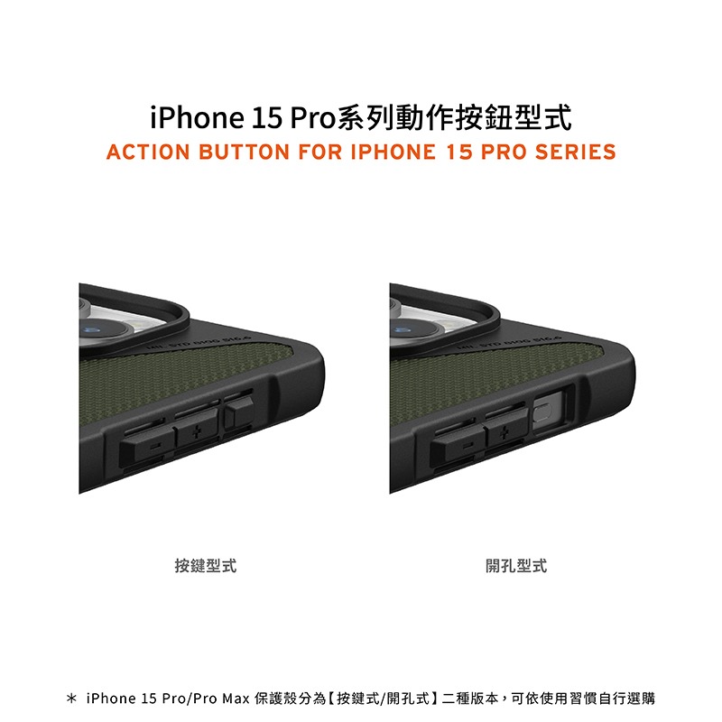 魔力強【UAG MagSafe都會款耐衝擊保護殼】Apple iPhone 15 Pro Max 6.7吋 台灣公司貨-細節圖9