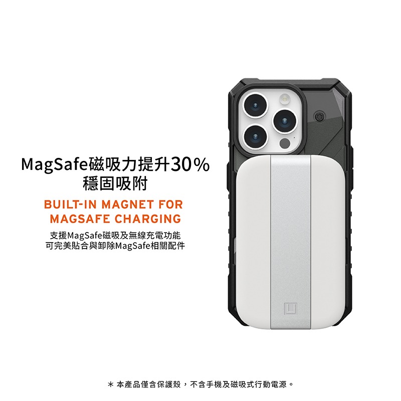 魔力強【UAG MagSafe 迷彩版磁吸耐衝擊保護殼】Apple iPhone 15 Pro 6.1吋 台灣威禹公司貨-細節圖5