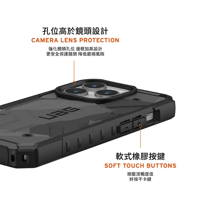 魔力強【UAG MagSafe 迷彩版磁吸耐衝擊保護殼】Apple iPhone 15 Pro 6.1吋 台灣威禹公司貨-細節圖7