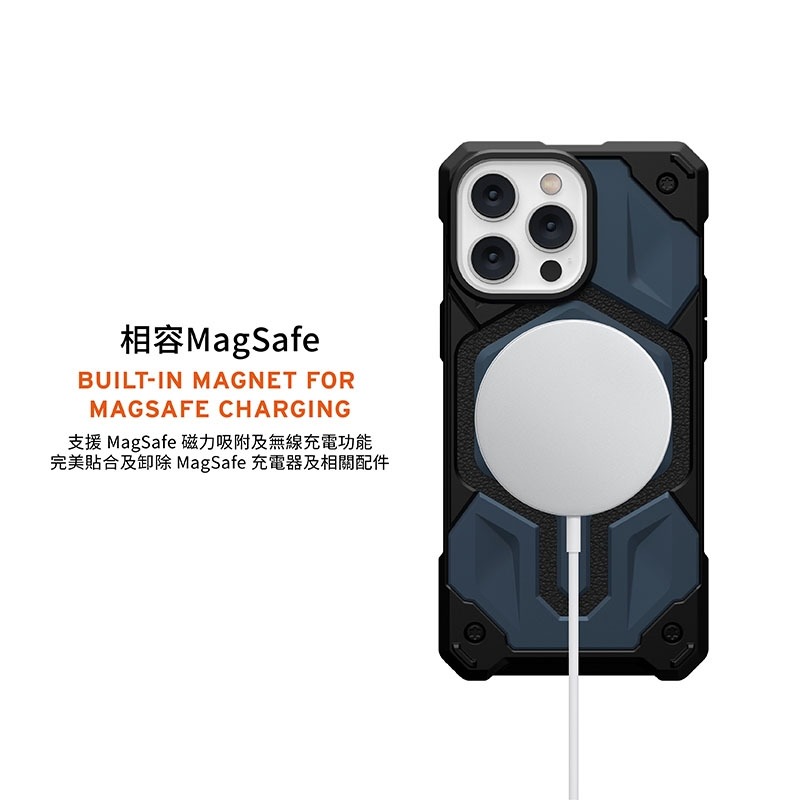 魔力強【UAG MagSafe 頂級版磁吸耐衝擊防摔殼】Apple iPhone 15 Pro 6.1吋 台灣威禹公司貨-細節圖4