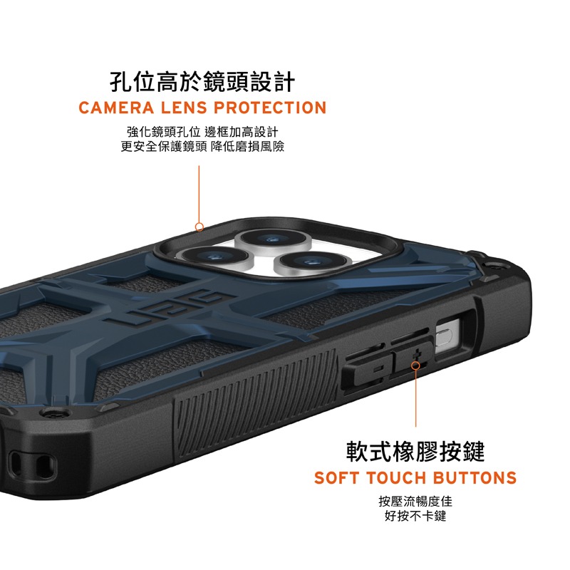 魔力強【UAG 頂級版 耐衝擊保護殼】Apple iPhone 15 Pro Max 6.7吋 軍規防摔 台灣威禹公司貨-細節圖7