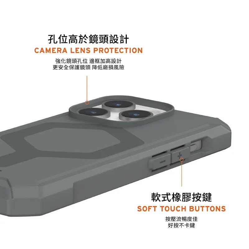 魔力強【UAG MagSafe 輕量版磁吸耐衝擊保護殼】Apple iPhone 15 Pro 6.1吋 台灣威禹公司貨-細節圖7