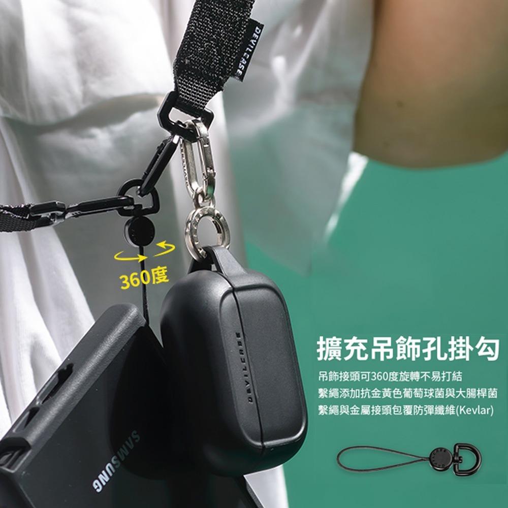 魔力強【DEVILCASE 機能戰術寬背帶】惡魔防摔殼 適用各廠牌手機殼 適用附吊飾孔的手機殼 背帶 手機掛繩-細節圖6