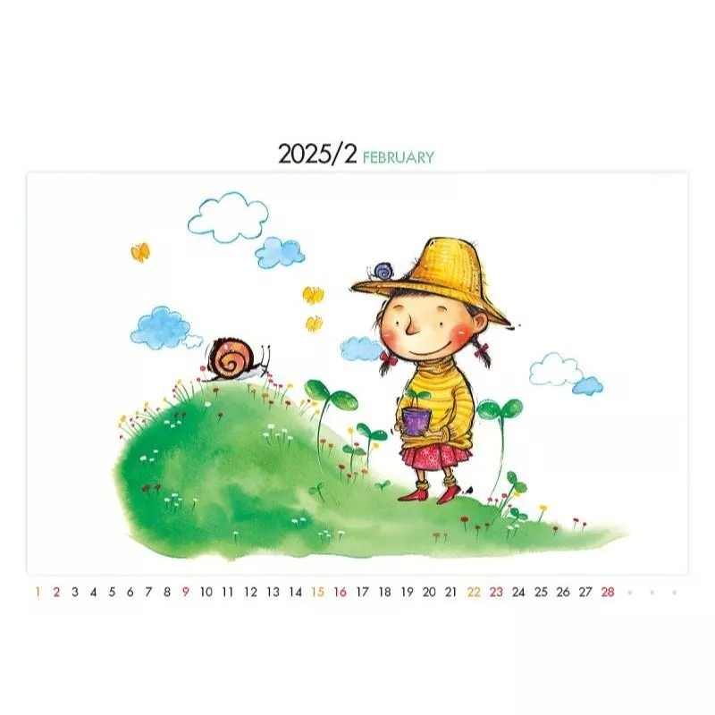 2025天堂鳥檯曆/ 童年童趣-細節圖4