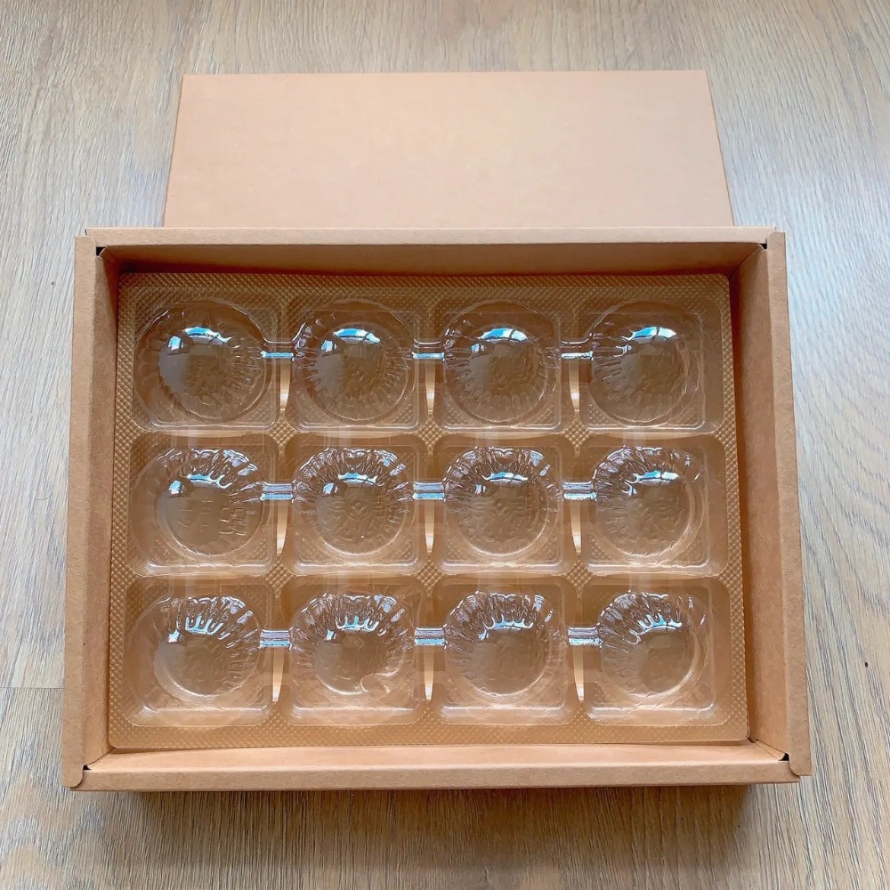 【空禮盒台灣製造】無印風素面牛皮盒/12入蛋黃酥│中秋節│小月餅│包裝盒│公版盒│手提-規格圖6