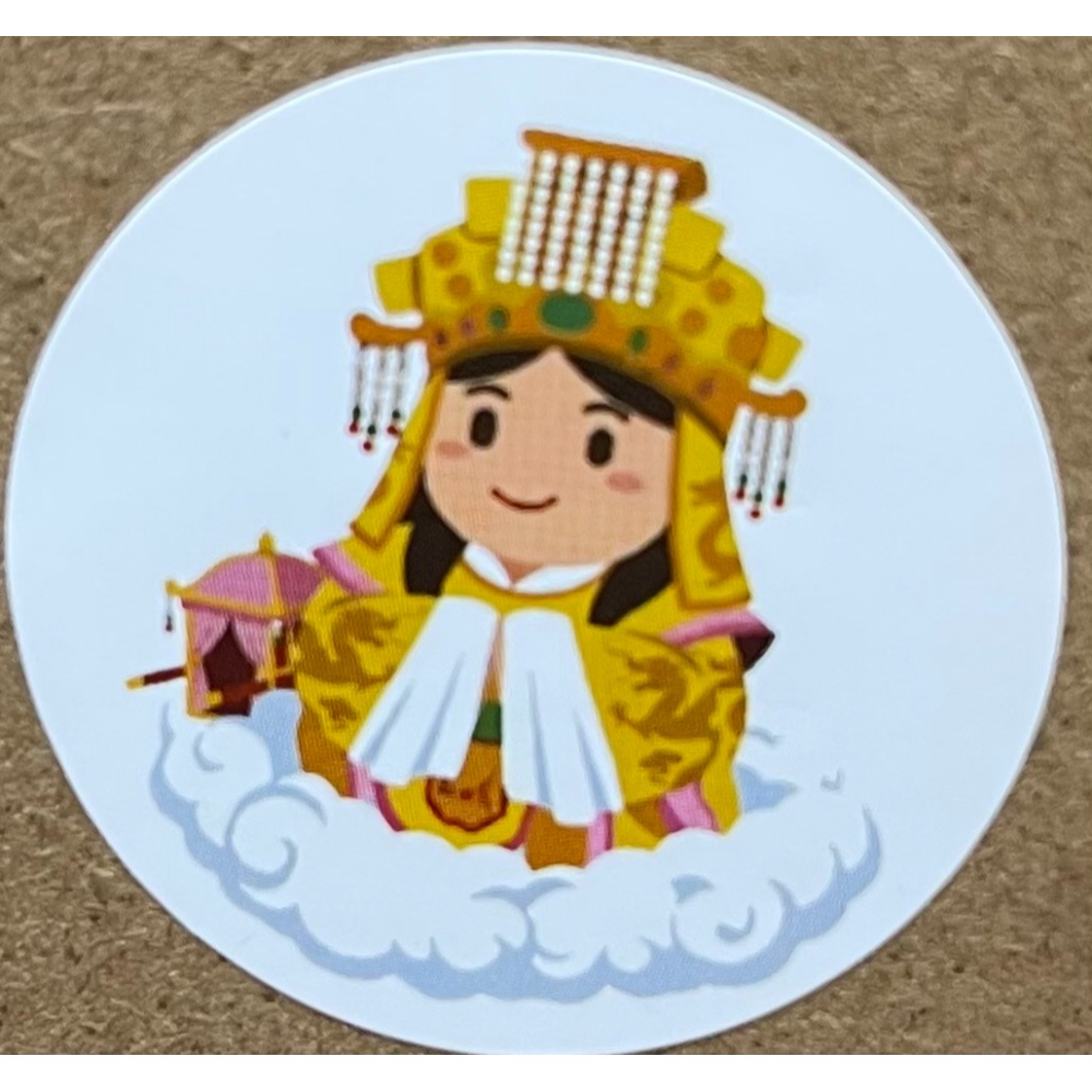 三月瘋馬祖~全館滿千送＂媽祖貼紙＂-細節圖2