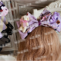 【預購訂做】lolita萬聖糖果派對 兔子貓咪南瓜蛋糕印花蝙蝠翅膀背帶蝴蝶結十字架愛心鏈條蕾絲花邊洋裝&毛絨貓耳斗篷-規格圖11