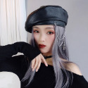 【預購】lolita搖滾車手 蕾絲邊愛心荷葉邊反光條綁帶蝴蝶結羊腿袖長袖上衣&半身裙套裝 日系硬妹 暗黑哥德蘿莉塔-規格圖11