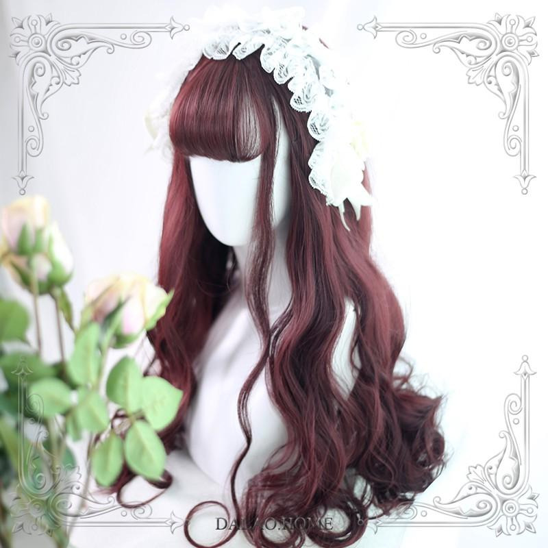 【預購】Lolita軟妹原宿假髮女長卷髮大波浪禦姐蘿莉可愛微卷cos金色假毛-細節圖3