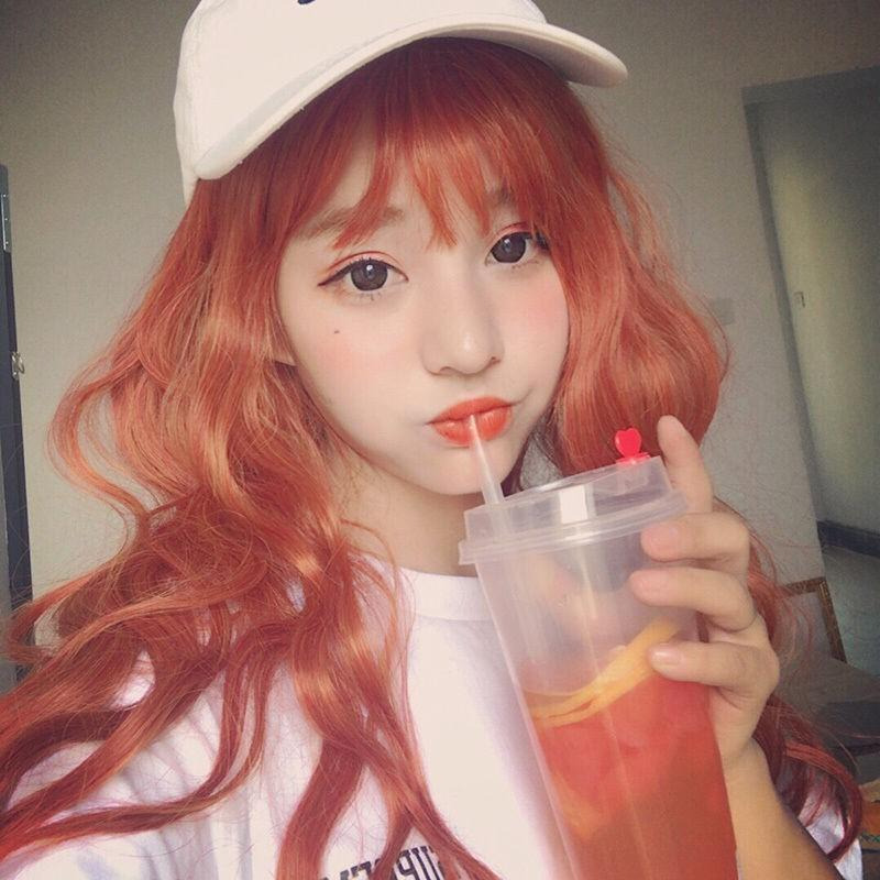 【預購】Lolita軟妹原宿假髮女長卷髮大波浪禦姐蘿莉可愛微卷cos金色假毛-細節圖7