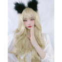【預購】Lolita軟妹原宿假髮女長卷髮大波浪禦姐蘿莉可愛微卷cos金色假毛-規格圖11