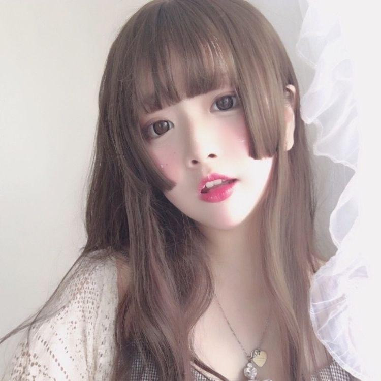 【預購】日本公主頭長直髮鬢角假髮/cos假髮/姬式瀏海水母姬網紅假髮/日常假髮 lolita偽娘公主切全頭模式-細節圖4