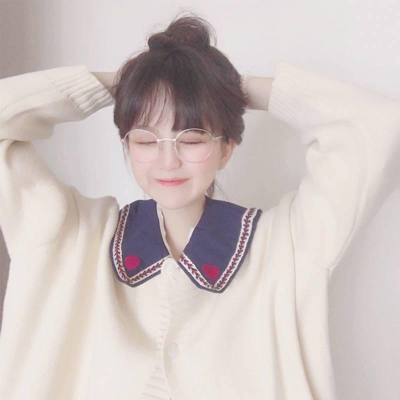 【預購】黑色網紅可愛長直發假髮女空氣劉海長髮及腰Lolita長卷髮全頭模式-細節圖7