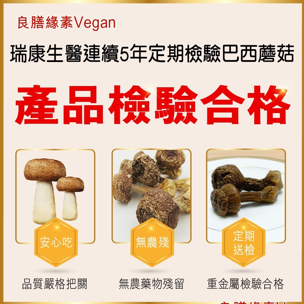 【良膳綠素Vegan】台灣特級(姬松茸)巴西蘑菇-乾菇/瓶-細節圖6