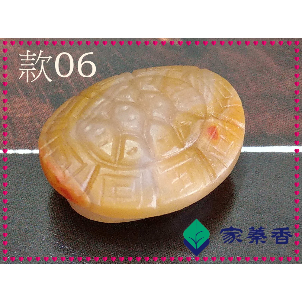 【家蓁香】精選 純天然 南紅瑪瑙(淺雞油黃) 龜背富甲天下 福壽安康 平平安安 吉祥富貴 男女款項鏈(TU-06)-細節圖2