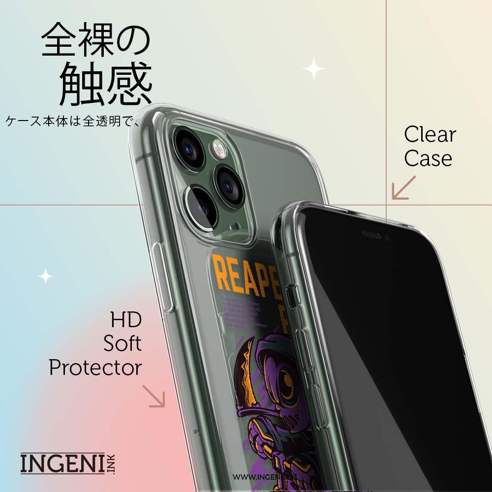 【INGENI】保護殼 TPU全軟式 設計師彩繪手機殼-收割者 適用 三星 Galaxy S22 Ultra 5G-細節圖5