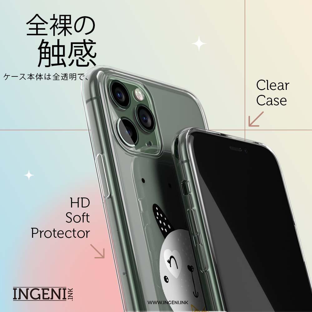 【INGENI徹底防禦】保護殼 TPU全軟式 設計師彩繪手機殼-大頭兔子 適用 ASUS Zenfone 8-細節圖5